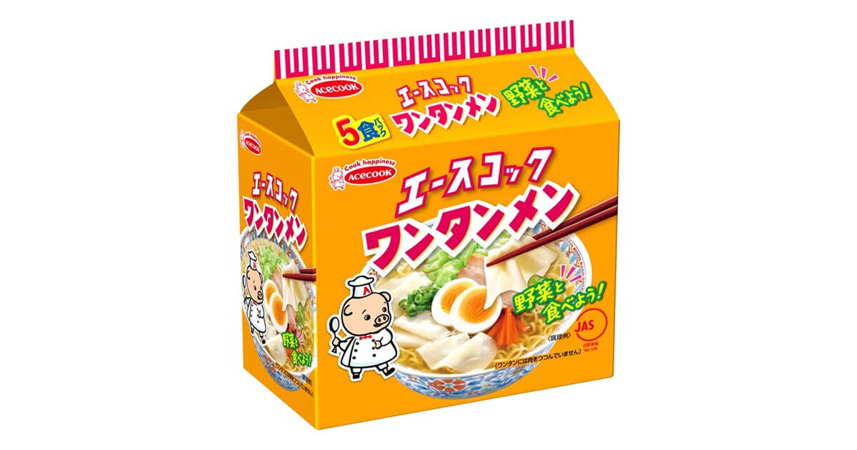 エースコックの「ワンタンメン」