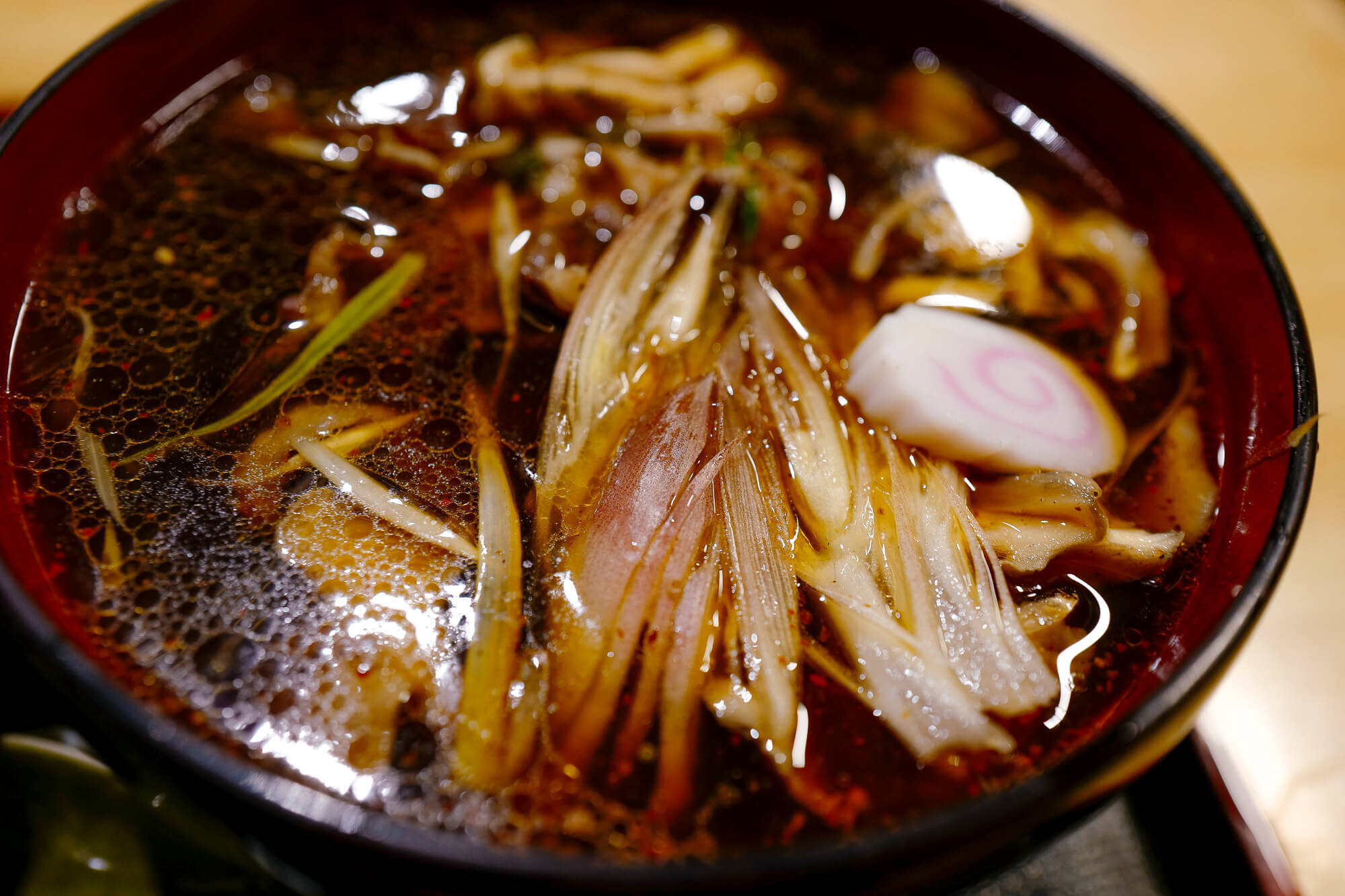 こってり熊そばミョウガと舞茸入り ¥2,500